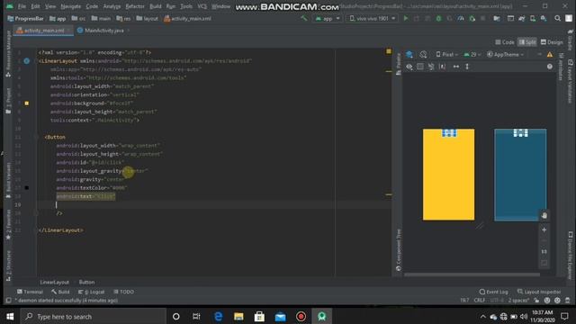 Progress Bar in Android studio|tech free#techfree смотреть онлайн