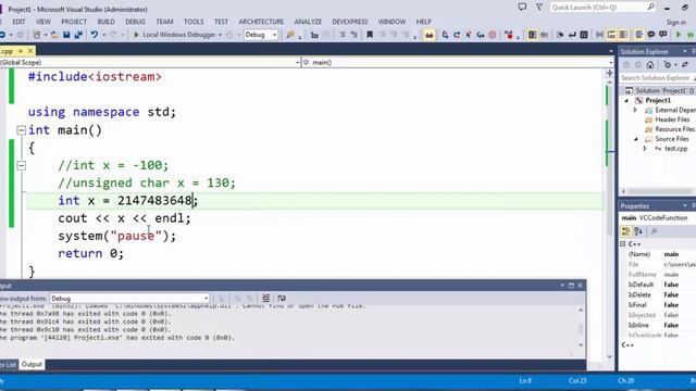 C++ 25 Difference Between signed data type and unsigned data type смотреть онлайн