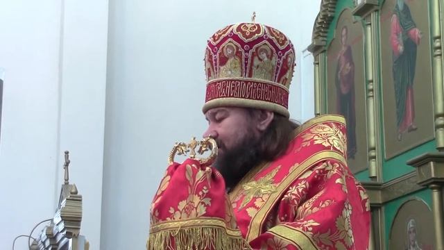 Проповедь епископа Нектария Талдыкурганского за Божественной литургией в Никольском храме г. Талгар смотреть онлайн