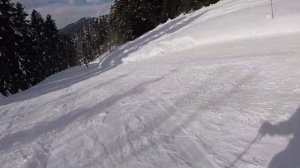 Роза Хутор трасса Сторожка красная (длина 2265м)