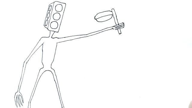 Traffic Light Head attacks Lamp Head, Hathor Art смотреть онлайн