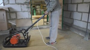 Первые испытания самодельной виброплиты и что в ней не так.