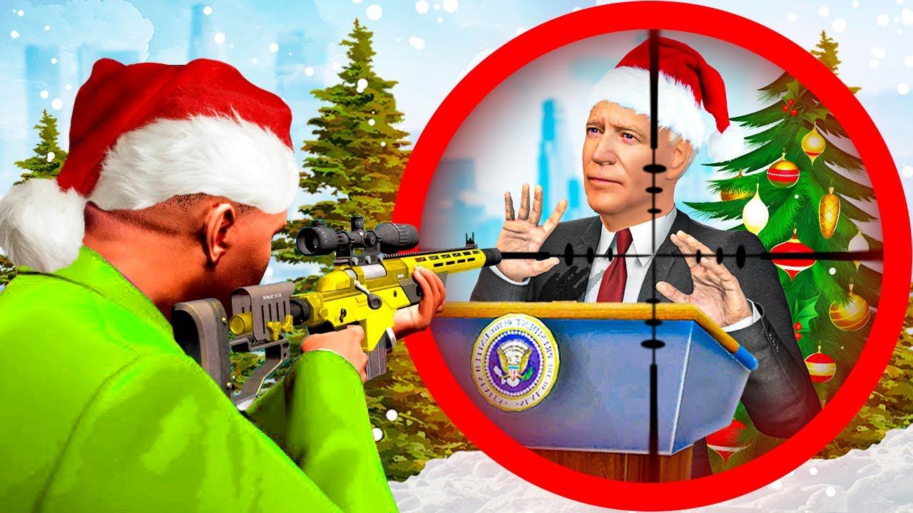 НОВОГОДНЕЕ ПОКУШЕНИЕ НА ПРЕЗИДЕНТА В ГТА 5 МОДЫ! ПРИВЕТ ПРИЗИДЕНТ ОБЗОР МОДА GTA 5 MODS ИГРЫ смотреть онлайн