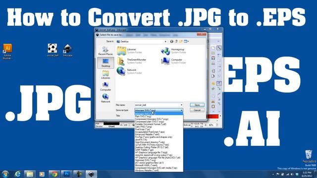 Trace .JPEG to .EPS Vector - For Beginners FREE/EASY смотреть онлайн