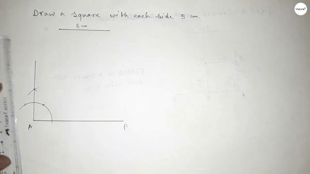 How to draw a square with each side 5 cm.shsirclasses. смотреть онлайн