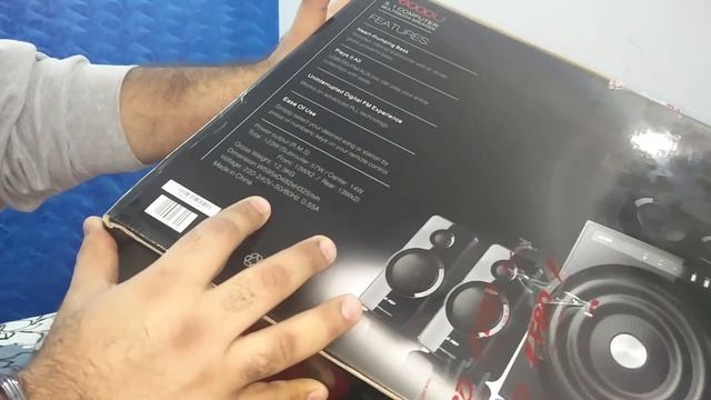 Unboxing video of F&D F6000U 5.1 Multimedia speaker system --- HINDI смотреть онлайн