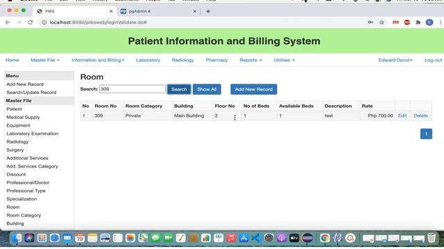 Room Master File - Patient Information and Billing System (JAVA/JEE) #java #postgresql смотреть онлайн