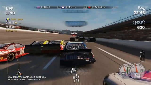 NASCAR 2011: The Game - Damage & Wrecks Dev Diary (2011) OFFICIAL | HD смотреть онлайн