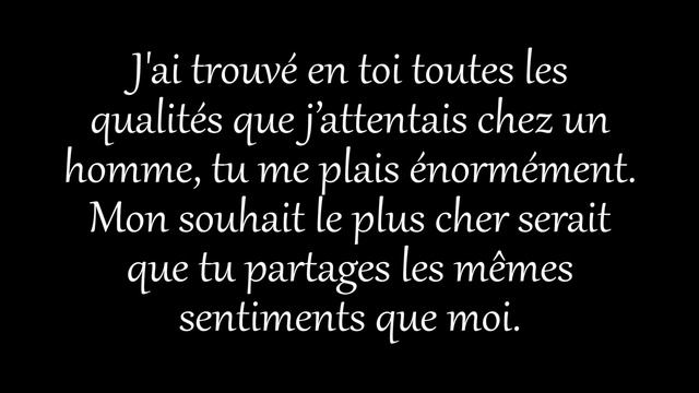 Ce que je ressens pour toi.. ? Petite lettre d'amour touchante смотреть онлайн
