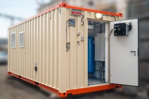 Газоразделительная станция с возможностью получения сжатого воздуха и газообразного азота