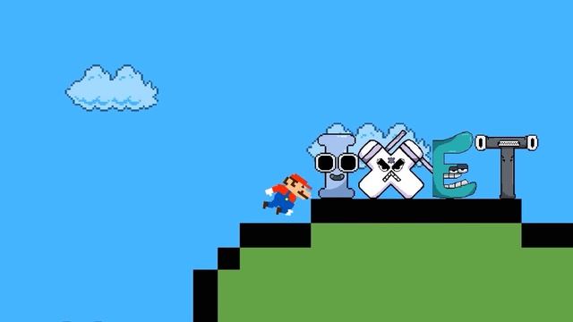 Pattern Palace - Alphabet Lore Plush toy vs the Giant Mario Maze | Game Animation смотреть онлайн