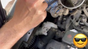 Чистка дроссельной заслонки на Hyundai Santa Fe 2.2 АКПП, 2011 дизель