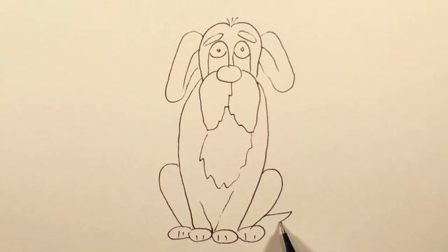 *СОБАКА* Как просто и легко нарисовать СОБАКУ, идеи для срисовки. We draw a dog, drawing. смотреть онлайн
