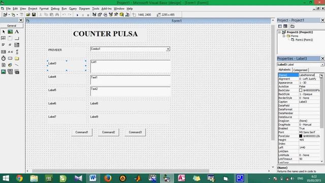 Membuat Program Counter Pulsa Menggunakan Microsoft Visual Basic 6 смотреть онлайн