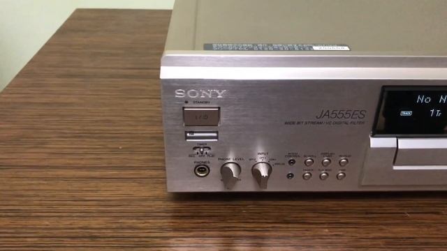 SONY MDS-JA555ES DEMO VIDEO / HI-END MINIDISC RECORDER #SONY #HIEND #MINIDISC