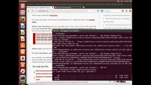 Ubuntu BlueJ & JDK (Java Development Kit) 7 u40 Installationsanleitung [TUT] смотреть онлайн