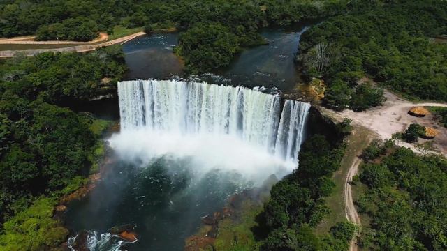 🔶🔷🔶 Релакс 🔹️ Шум воды большого водопада 🔹️ Радуга 🔹️ Rainbow 🔹️ Video-Relax of Large Waterfall смотреть онлайн