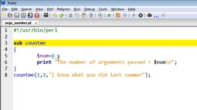 Perl Tutorial - 47: Counting Number of Arguments смотреть онлайн