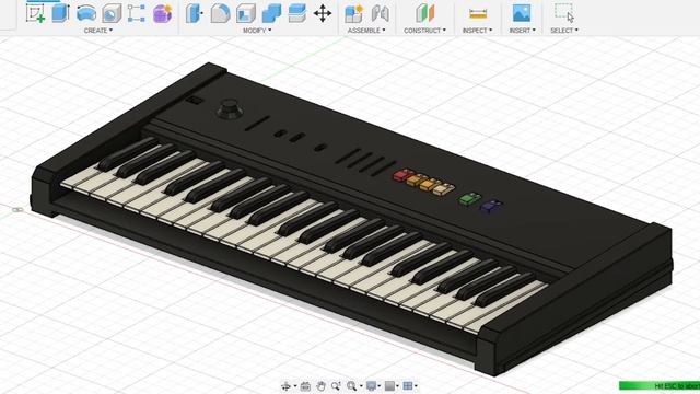 Retro Synthesizer 3D Modelleme ve Render (Roland Saturn 09) смотреть онлайн