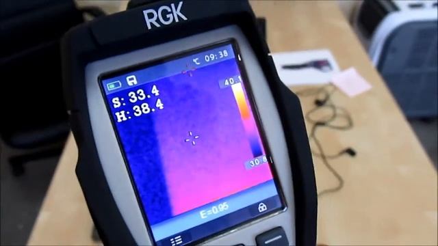 Видео, тест тепловизора RGK TL 80 смотреть онлайн