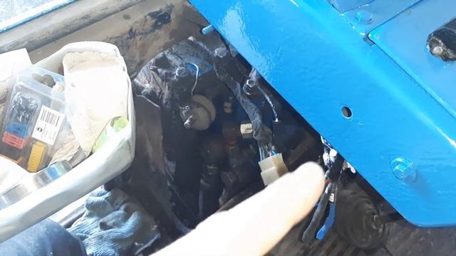 Проводка МТЗ 80, всё работает!