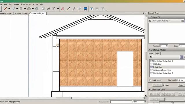 V-ray sketchup tutorial: Создаем чертежи в лейауте с 3д модели. Creation of drawings in the layout смотреть онлайн