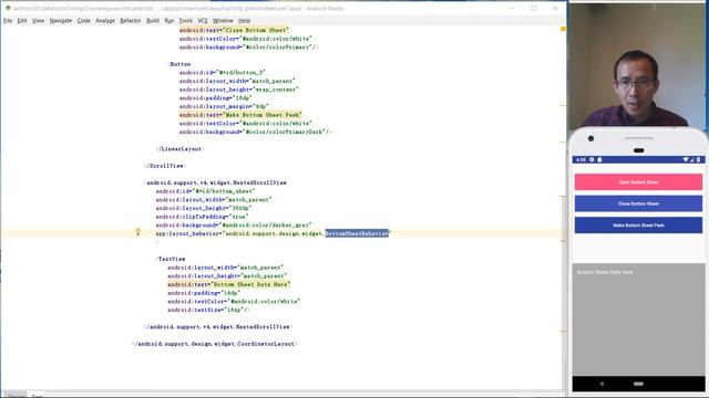 Bottom sheet android coding смотреть онлайн