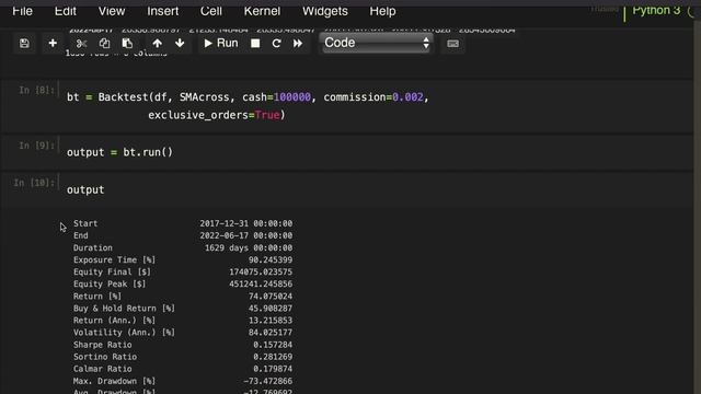 Python Backtesting Library you should DEFINITELY check out - Backtesting.py смотреть онлайн