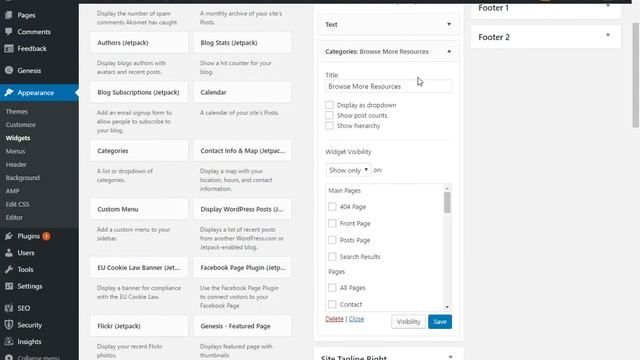 Working with WordPress widgets смотреть онлайн