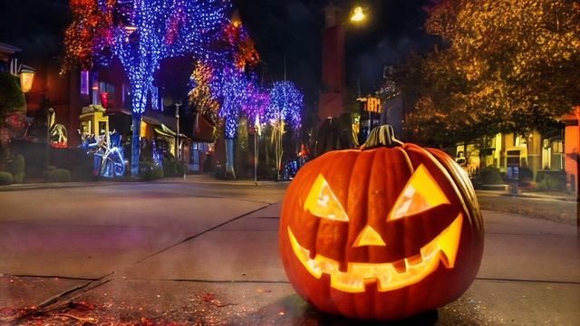 1 HOUR | Halloween Haunted Night Ambience | Werewolves | Wind, Leaves Sounds, Crickets, Ghosts смотреть онлайн