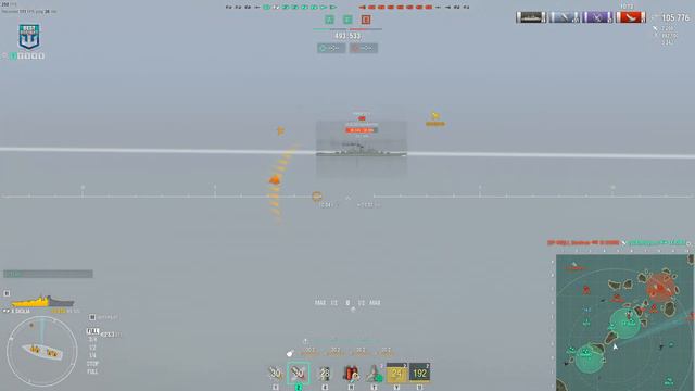 New Italian battleship Sicilia on map The Atlantic - World of Warships смотреть онлайн