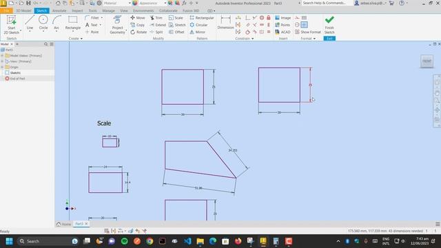 2.21 – Sketch Scale / Stretch / Offset смотреть онлайн