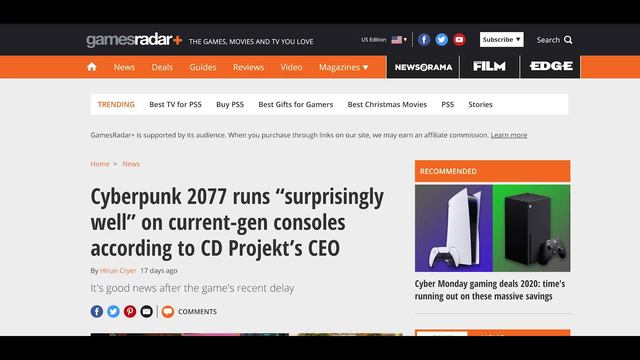 CD Projekt Red mislead Cyberpunk 2077 console customers...and its unacceptable | MVG смотреть онлайн