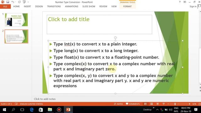 Number System in python смотреть онлайн