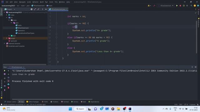IF-ELSE Statement | TERNARY Operator | Nested If-else | Happy New Year Java Course 2023 смотреть онлайн