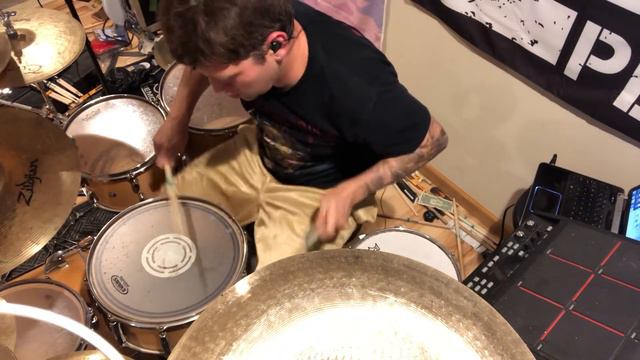 TTEOTD (As Good As Dead) live iPhone drum cover/playthrough by Michael Ranne Jr смотреть онлайн