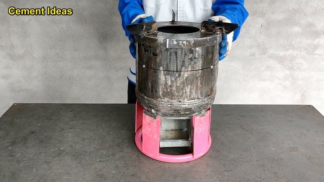 Charcoal Stove Unique Ideas From An Old Water Heater And Mop