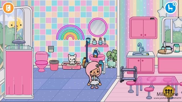 ТОКА БОКА ОБНОВЛЕНИЕ ! Неоновый дом ! Сериал про котенка ? Toca Life World смотреть онлайн