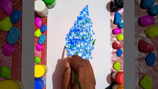 lavender from buds drawing |easy flower drawing|art_anecdotes смотреть онлайн