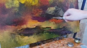 ЖИВОПИСЬ МАСТИХИНОМ. Научиться писать картины мастихином. Живопись маслом. Урок/мастер - класс...#1