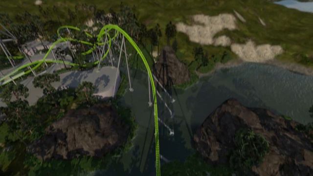 Polaris - No Limits 2 (Intamin swing launch) смотреть онлайн