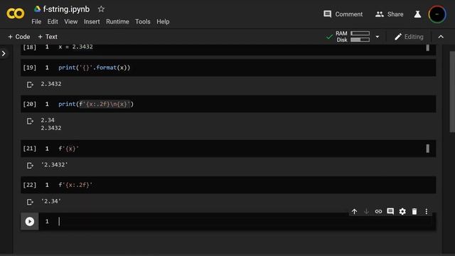 f-string in Python смотреть онлайн