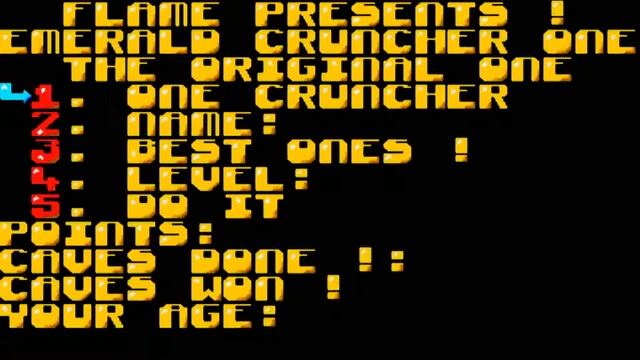 AMIGA OCS EMERALD CRUNCHER 1 CRUNCHER MINE 1 CruncherMine1 смотреть онлайн