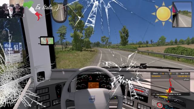 Euro Truck Simulator 2 - DLC ITALIA - NE PAS METTRE MISS AU VOLANT D'UN CAR ! смотреть онлайн