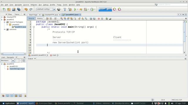 Java adv 0043 ServerSocket Socket смотреть онлайн