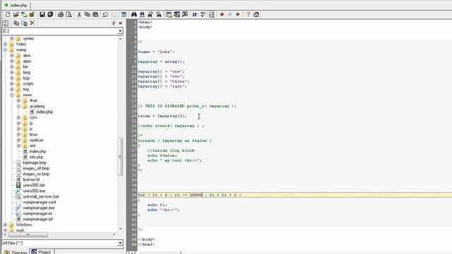 PHP04 - easy PHP tutorial and lesson - for loop iterating over arrays odd even смотреть онлайн