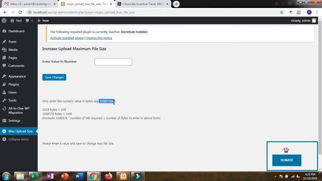 Solved - How to Increase Upload File Size Limit in Wordpress 2019 смотреть онлайн
