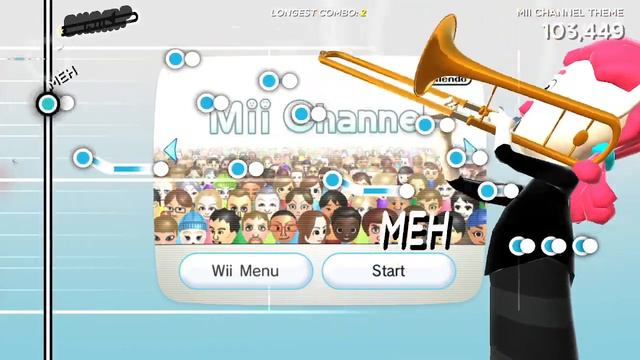 Custom Trombone Champ Chart - Mii Channel Theme смотреть онлайн