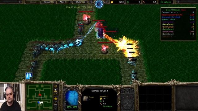 Warcraft 3 Green TD Ultimate V5.0 - No no no смотреть онлайн