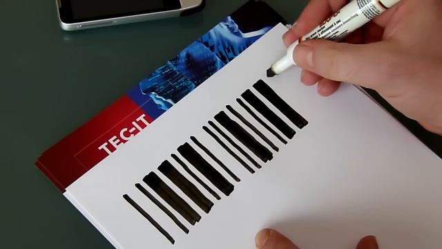 Barcode Experiment #1: Draw a Code-39 Bar Code by Hand смотреть онлайн